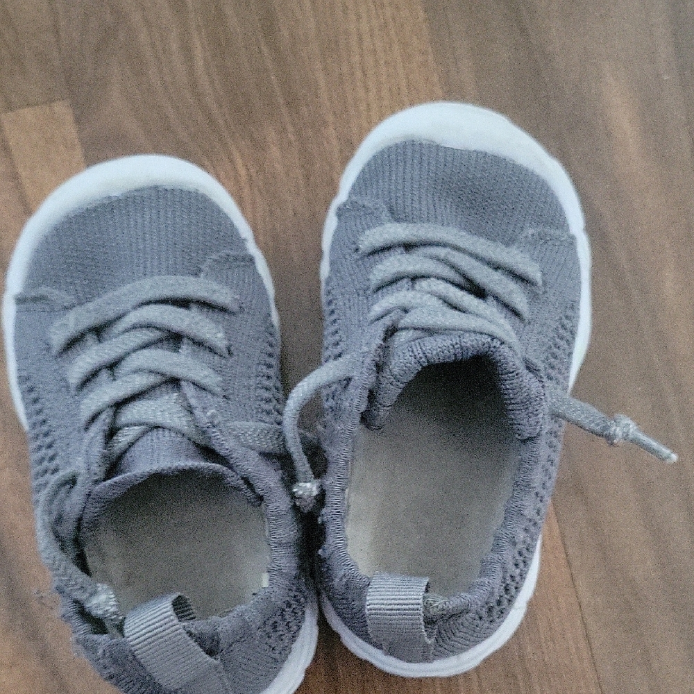 Gray Kids Sneakers